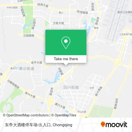 东帝大酒楼停车场-出入口 map