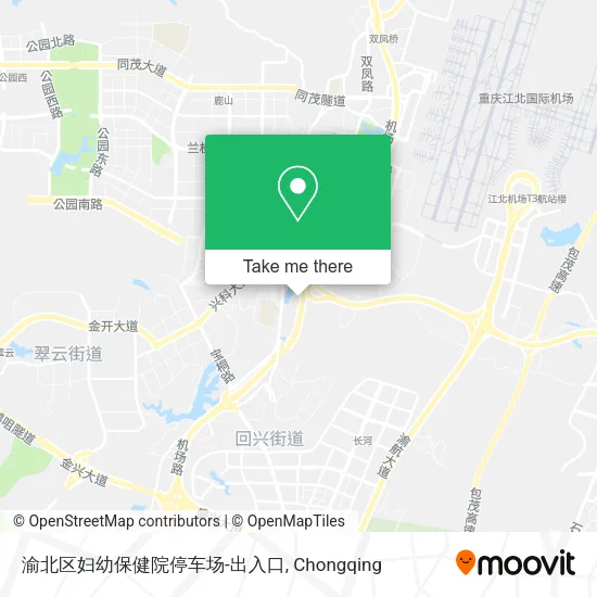 渝北区妇幼保健院停车场-出入口 map