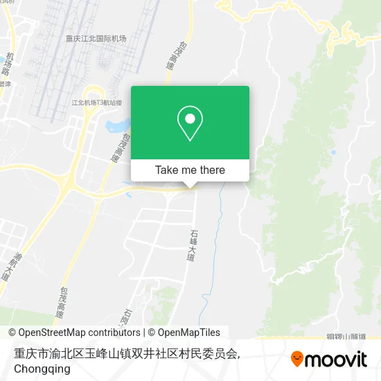 重庆市渝北区玉峰山镇双井社区村民委员会 map