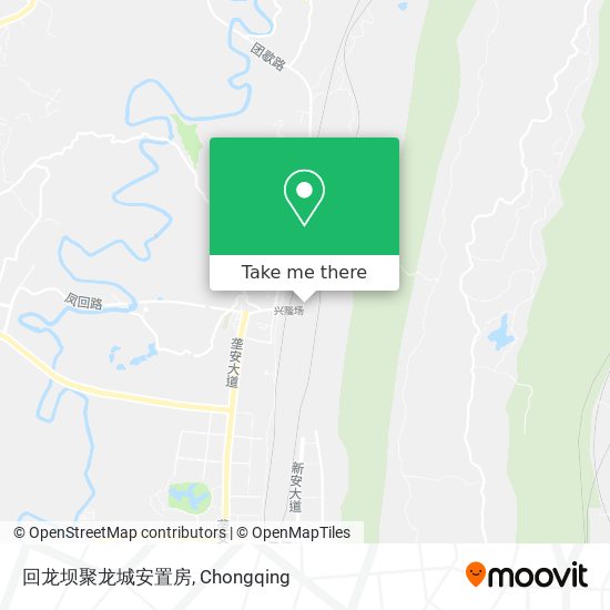回龙坝聚龙城安置房 map