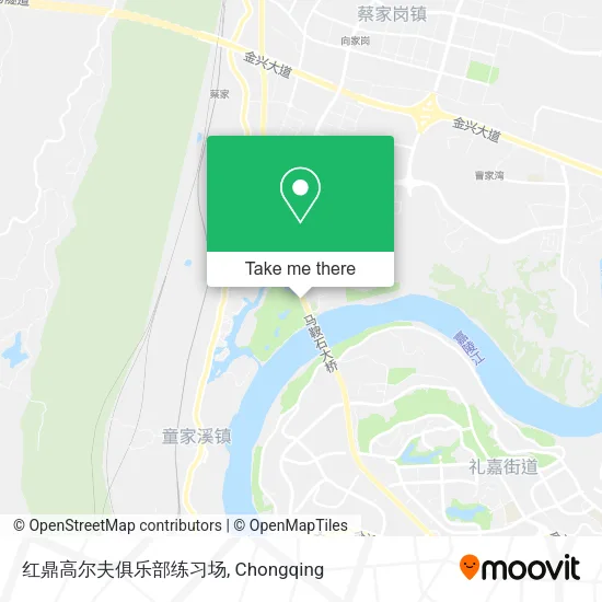 红鼎高尔夫俱乐部练习场 map