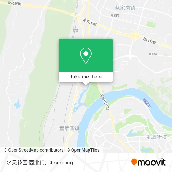 水天花园-西北门 map