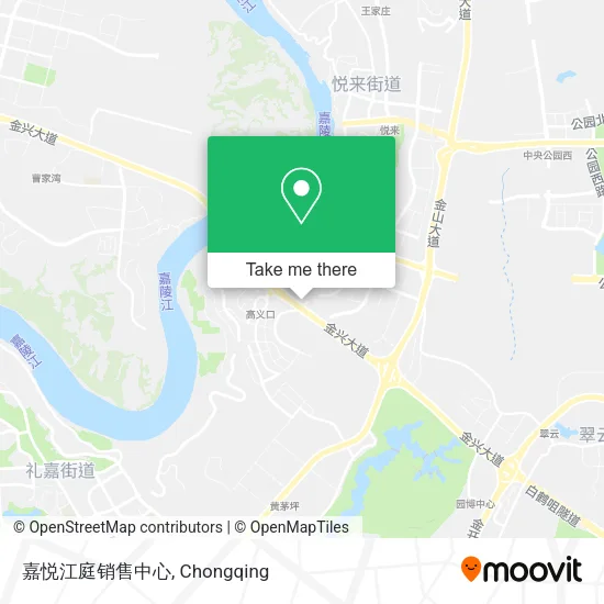 嘉悦江庭销售中心 map