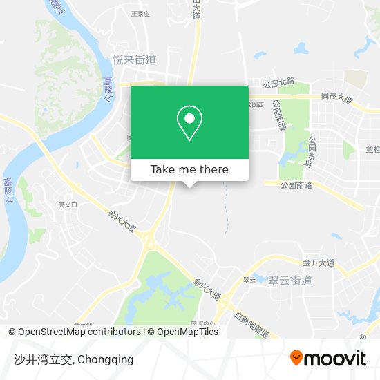 沙井湾立交 map