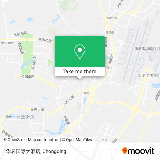 华辰国际大酒店 map
