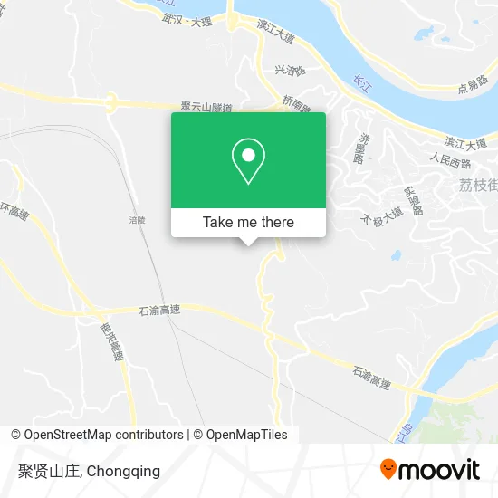 聚贤山庄 map