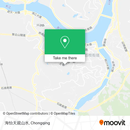 海怡天观山水 map
