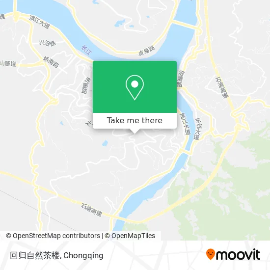 回归自然茶楼 map