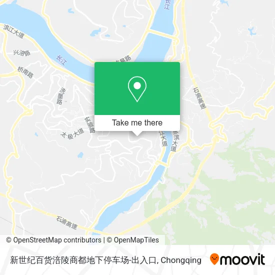 新世纪百货涪陵商都地下停车场-出入口 map