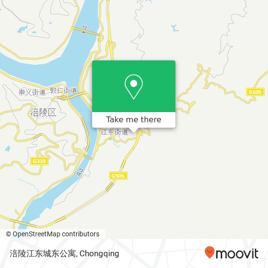 涪陵江东城东公寓 map