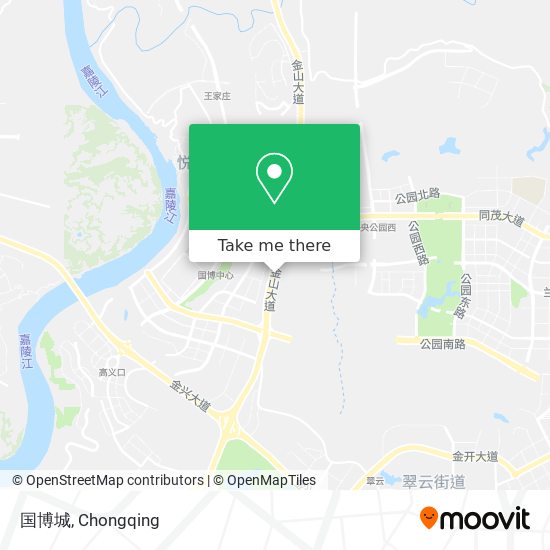 国博城 map
