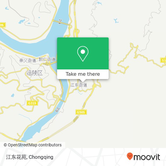 江东花苑 map