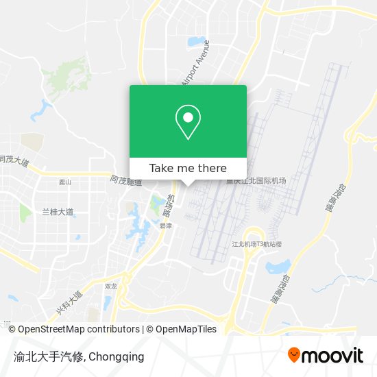 渝北大手汽修 map