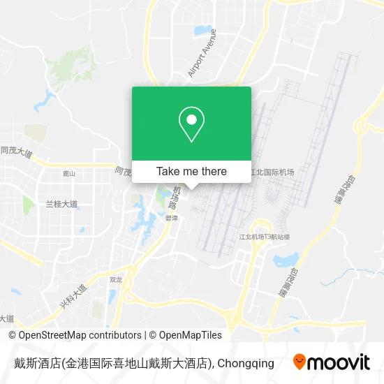 戴斯酒店(金港国际喜地山戴斯大酒店) map