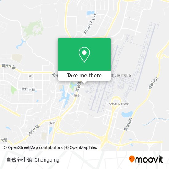 自然养生馆 map