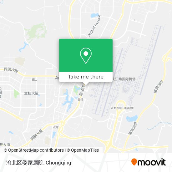渝北区委家属院 map