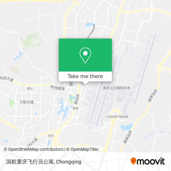 国航重庆飞行员公寓 map