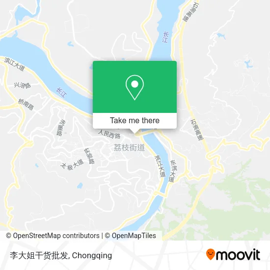 李大姐干货批发 map