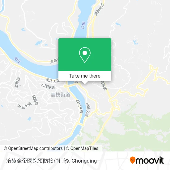 涪陵金帝医院预防接种门诊 map