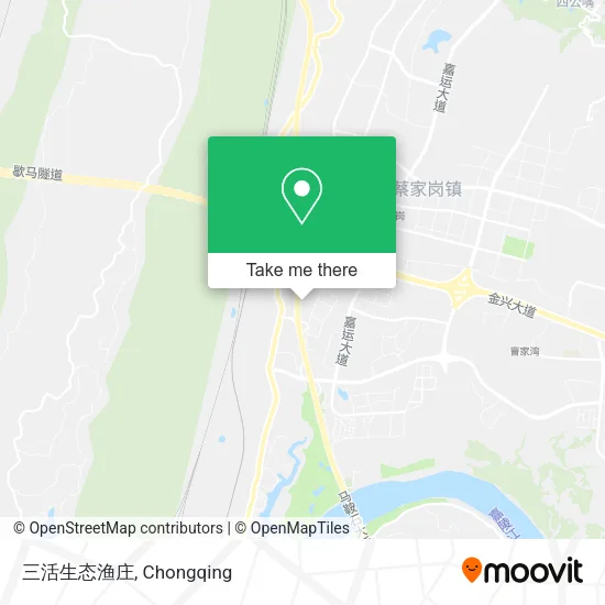 三活生态渔庄 map