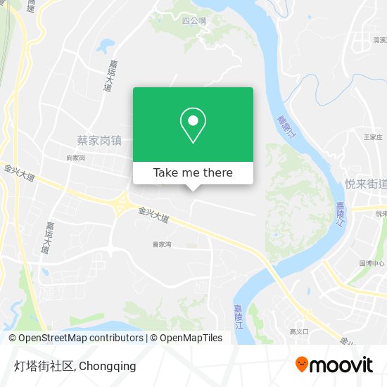 灯塔街社区 map