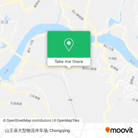 山王庙大型物流停车场 map