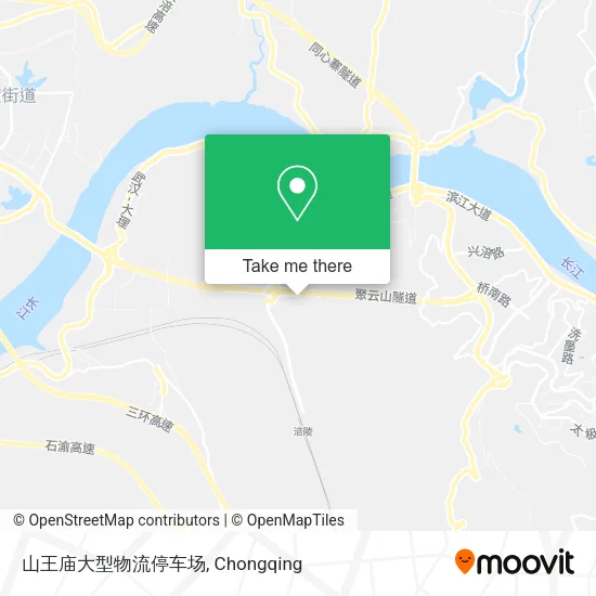 山王庙大型物流停车场 map
