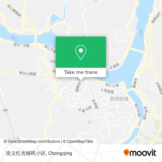 崇义红光移民小区 map