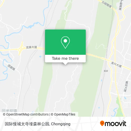 国际慢城太寺垭森林公园 map