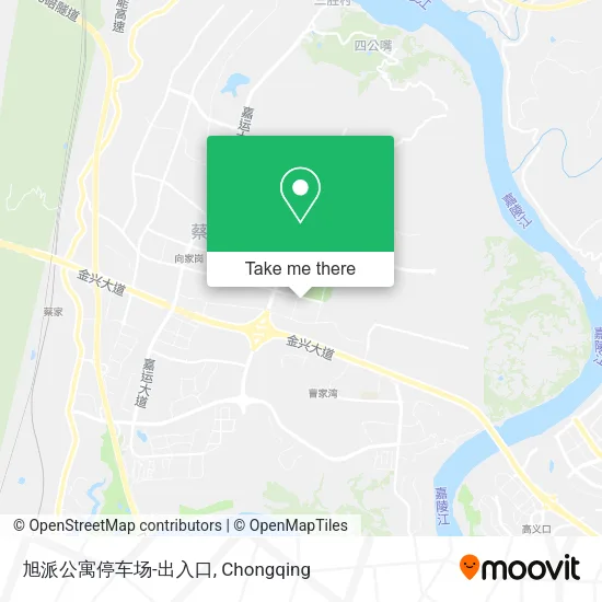 旭派公寓停车场-出入口 map