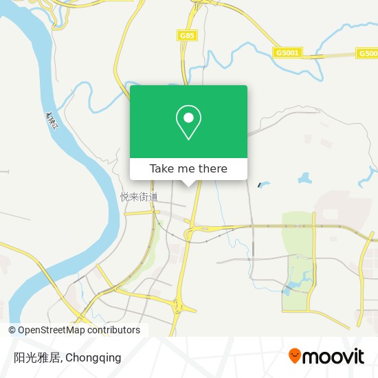 阳光雅居 map