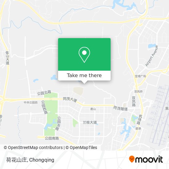 荷花山庄 map