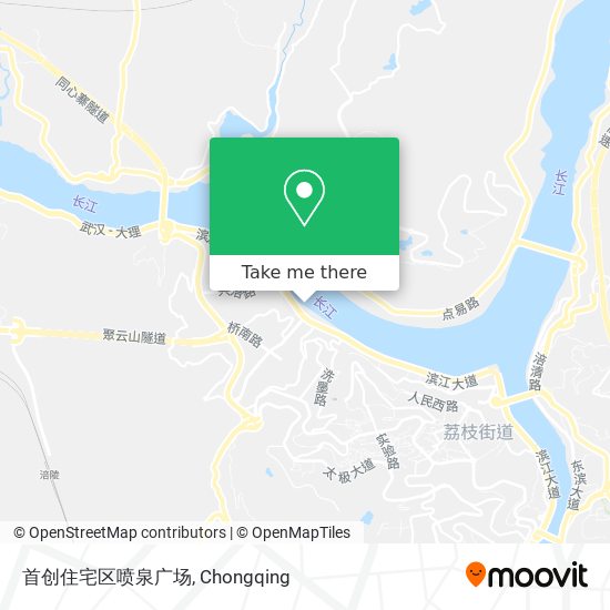 首创住宅区喷泉广场 map