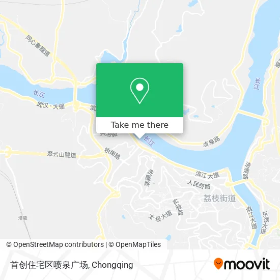 首创住宅区喷泉广场 map