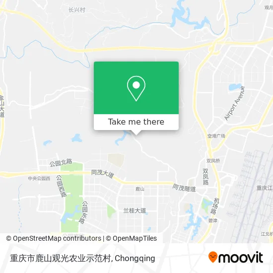 重庆市鹿山观光农业示范村 map