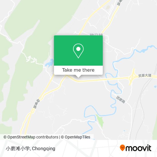 小磨滩小学 map
