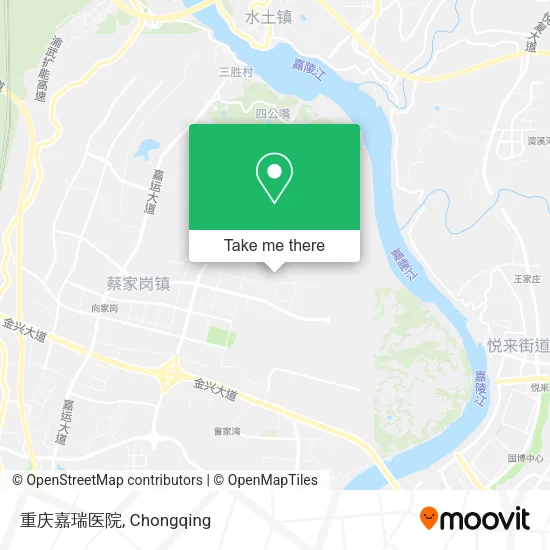 重庆嘉瑞医院 map
