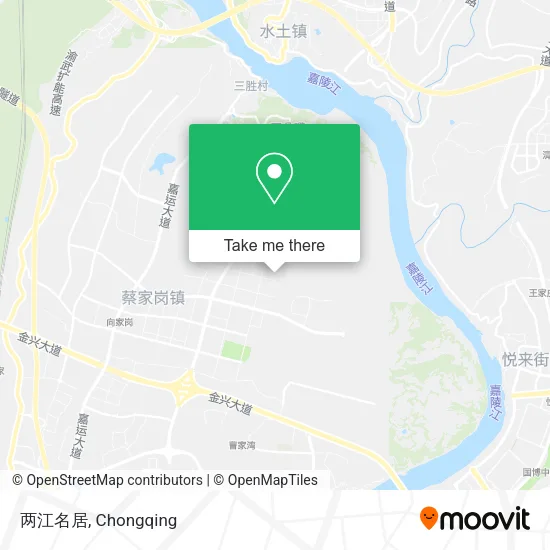 两江名居 map