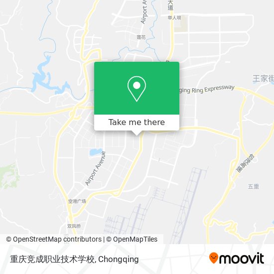 重庆竞成职业技术学校 map