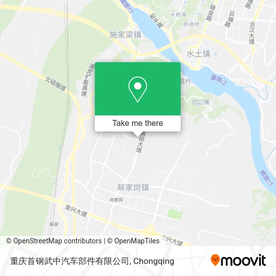 重庆首钢武中汽车部件有限公司 map