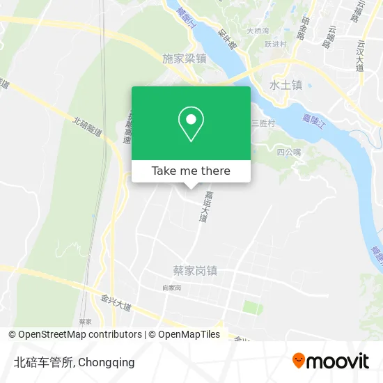 北碚车管所 map