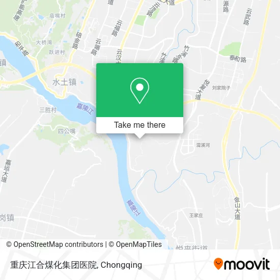 重庆江合煤化集团医院 map