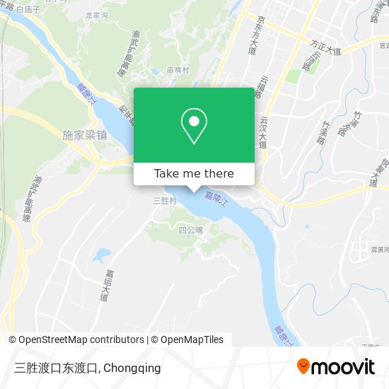 三胜渡口东渡口 map