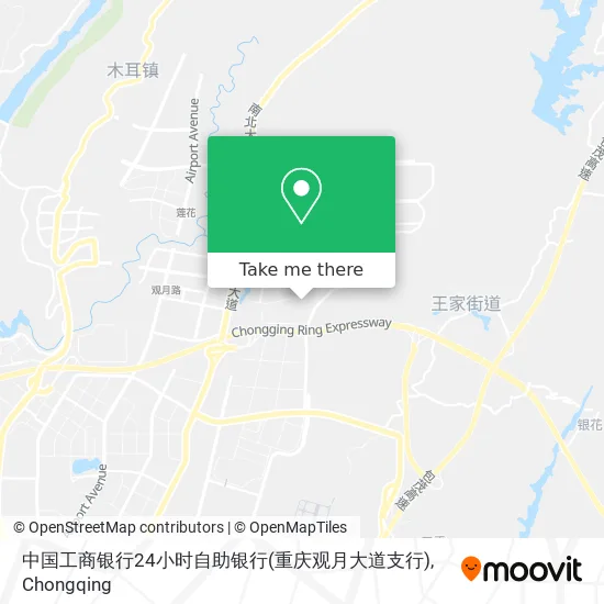 中国工商银行24小时自助银行(重庆观月大道支行) map