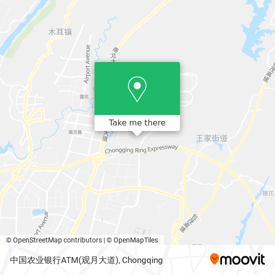 中国农业银行ATM(观月大道) map