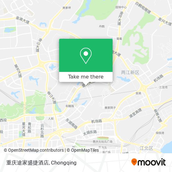 重庆途家盛捷酒店 map