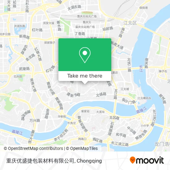 重庆优盛捷包装材料有限公司 map