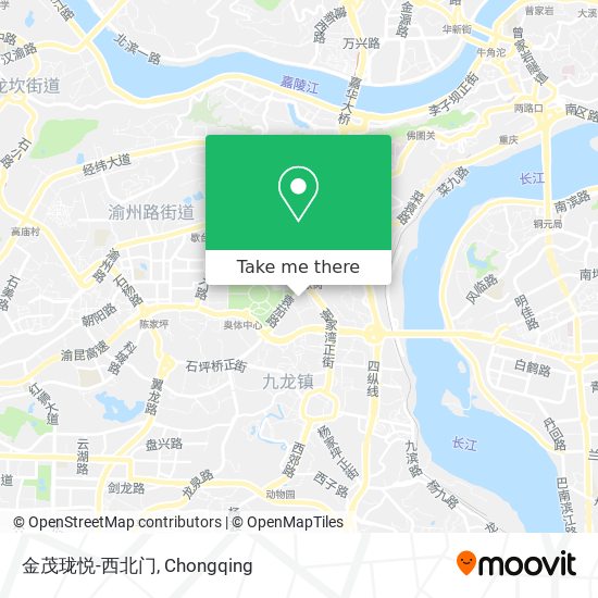 金茂珑悦-西北门 map