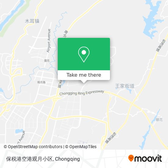 保税港空港观月小区 map