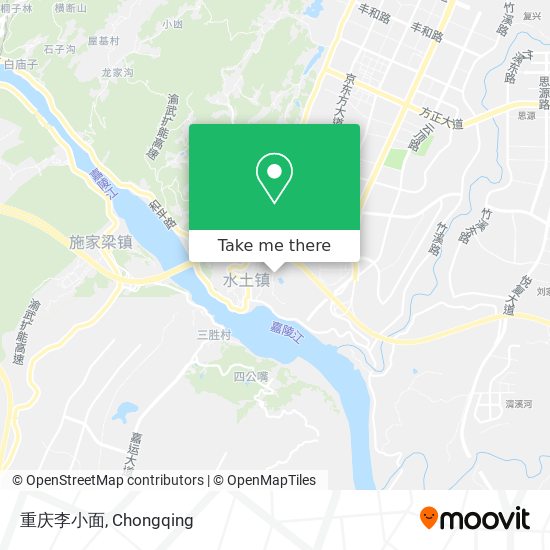 重庆李小面 map